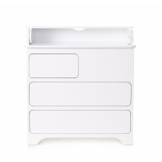Комод-пеленатор Верес 24.4.06 (белый), с боковым ящиком тач-лач