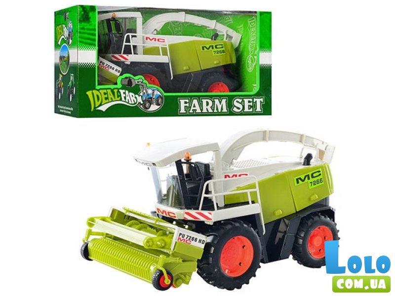 Детский комбайн инерционный (7266)