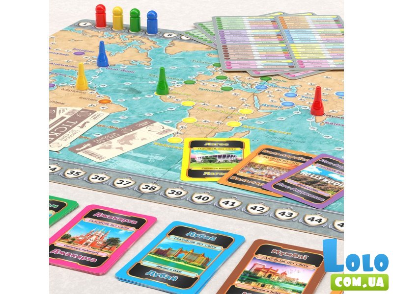 Настольная игра Галопом по миру, Artos