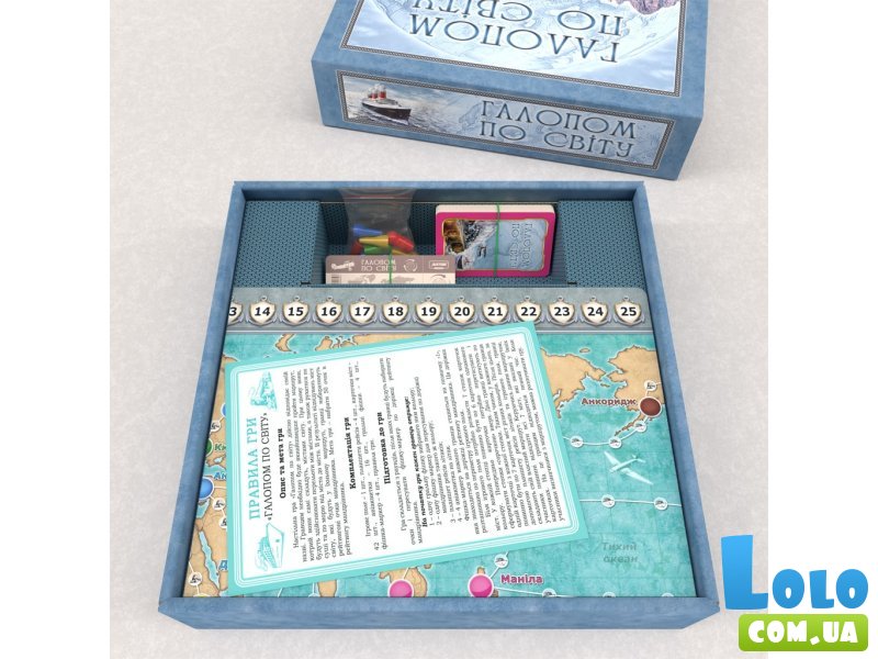 Настольная игра Галопом по миру, Artos