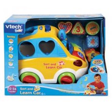 Развивающая музыкальная игрушка-сортер VTech "Машинка" (80-070126)