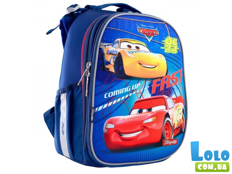 Рюкзак школьный, каркасный 1 Вересня "Cars"