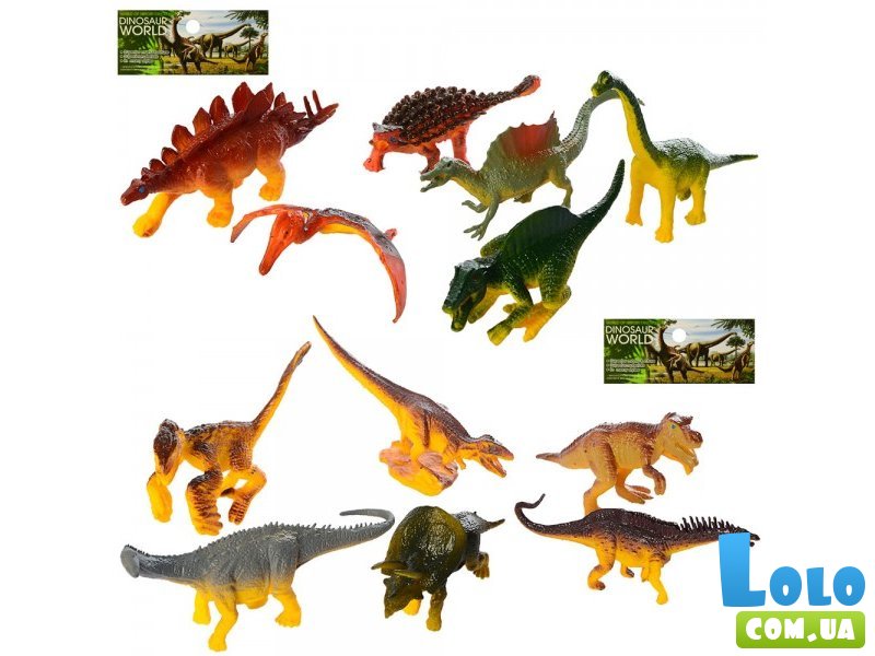 Набор фигурок "Динозавры", 6 шт. (в ассортименте)