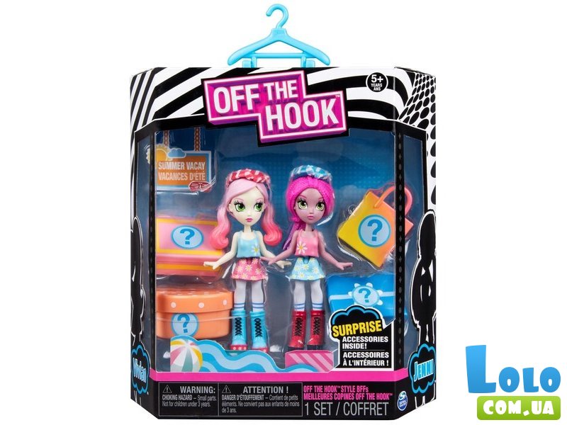 Набор из двух стильных кукол Off the Hook "Вивьен и Дженни", серия "Летний отпуск"