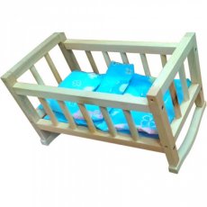 Кроватка игрушечная + постель "Винни Пух"