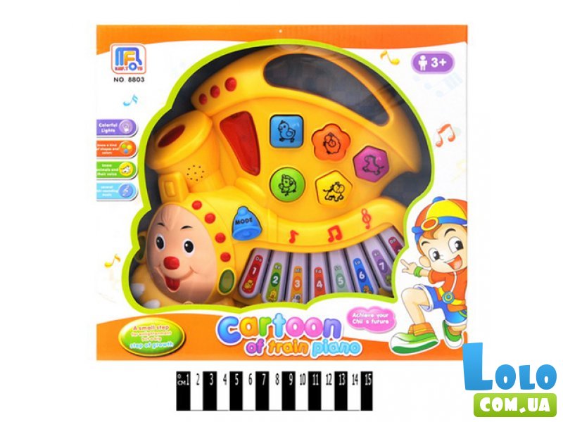 Пианино со световыми эффектами "Поезд"