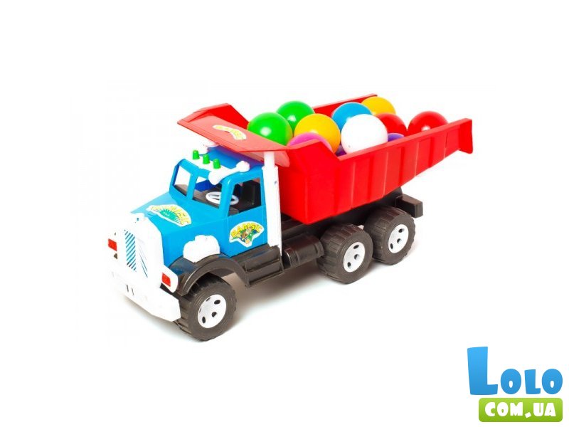 Машина Бамсик "Фарго" + шарики большие 8 шт.