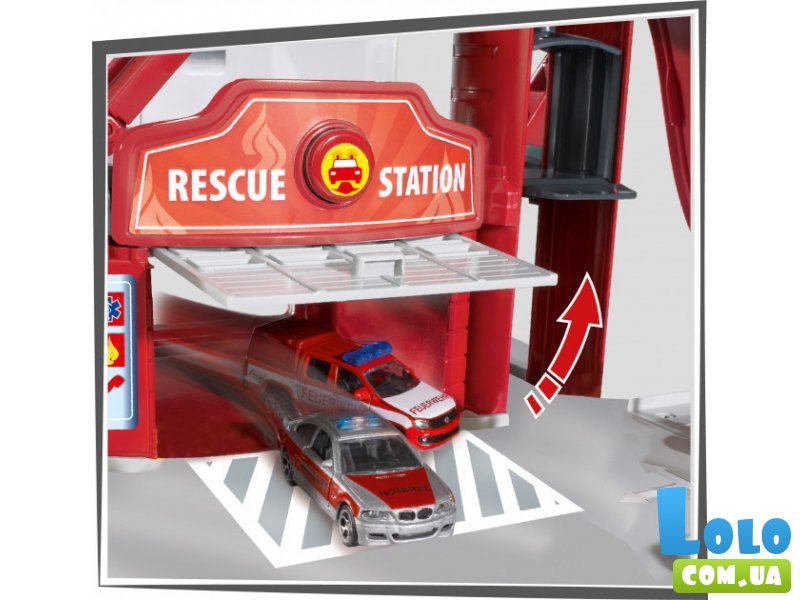 Игровой набор Majorette "Спасательная станция" с 5 машинками