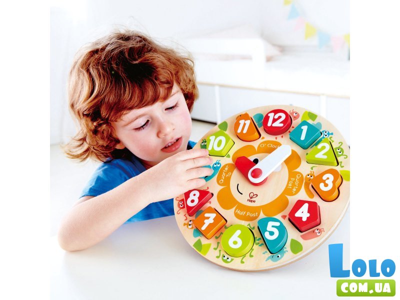 Пазл Hape "Часики"