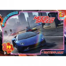 Пазлы Need for Speed, Жажда Скорости, G-Toys, 70 эл.