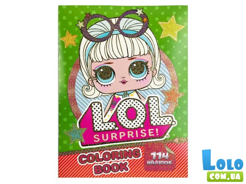 Раскраска с заданиями и наклейками L.Q.L., Jumbi