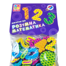 Магнитная игра Цифры и геометрические фигуры, Vladi Toys