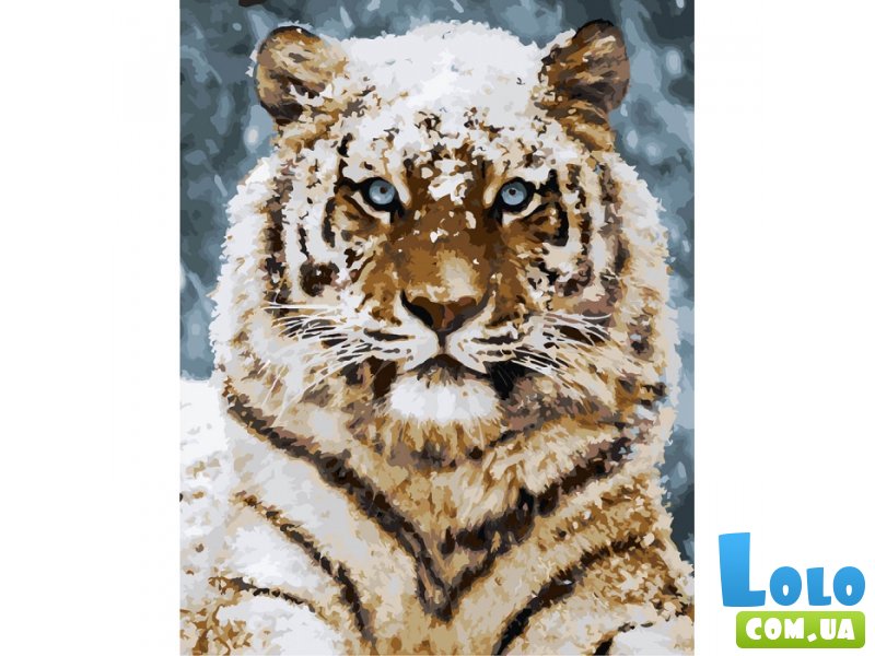 Картина по номерам Уссурийский тигр, Идейка (40х50 см)
