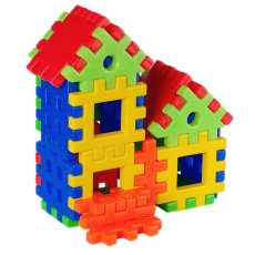 Конструктор-пазлы Домик 3-х поросят, Toys-Plast, 25 дет.