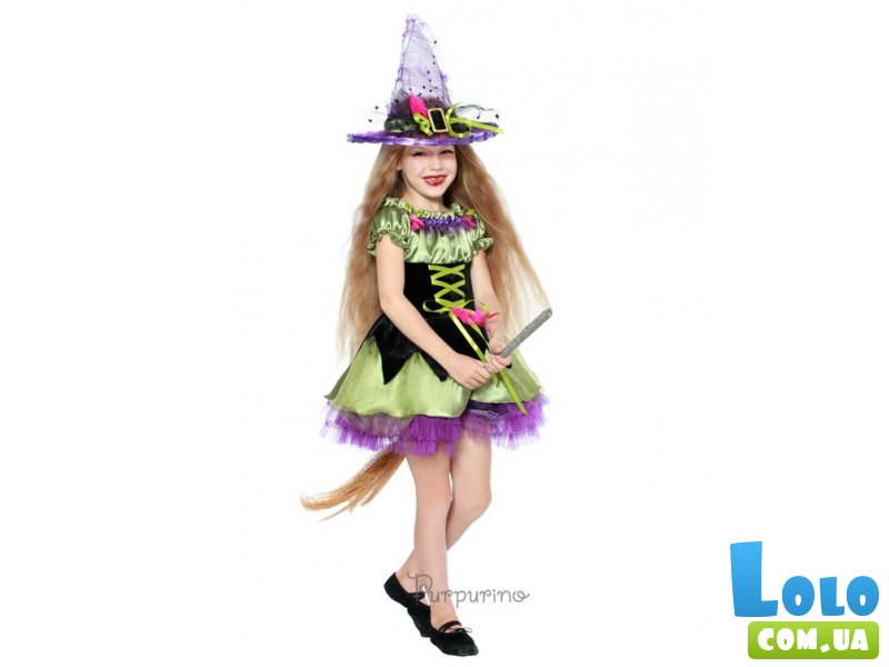 Карнавальный костюм Purpurino "Ведьмочка", размер 40