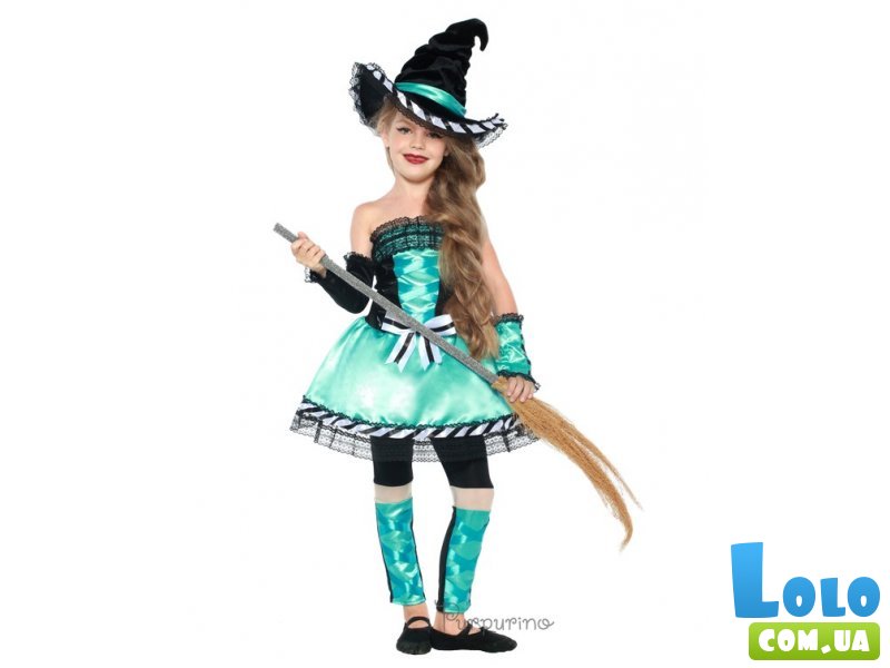 Карнавальный костюм Purpurino "Ведьмочка", размер 30
