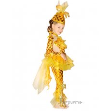 Карнавальный костюм Purpurino "Золотая рыбка", размер 32
