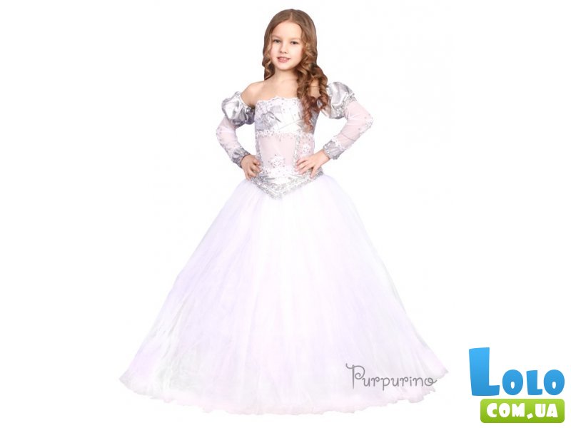 Карнавальный костюм Purpurino "Принцесса Амелия (с серебром)", размер 34