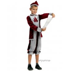 Карнавальный костюм Purpurino "Принц (бордовый)", размер 34