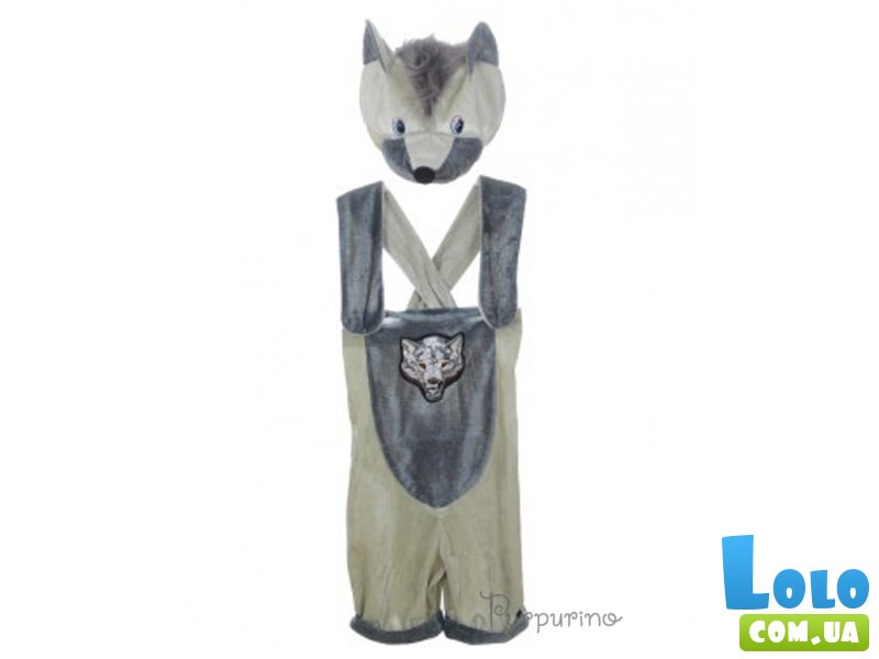 Карнавальный костюм Purpurino "Волк", размер 32
