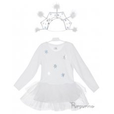 Карнавальный костюм Purpurino "Снежинка (велюр)", размер 28