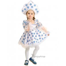 Карнавальный костюм Purpurino "Снежинка", размер 28