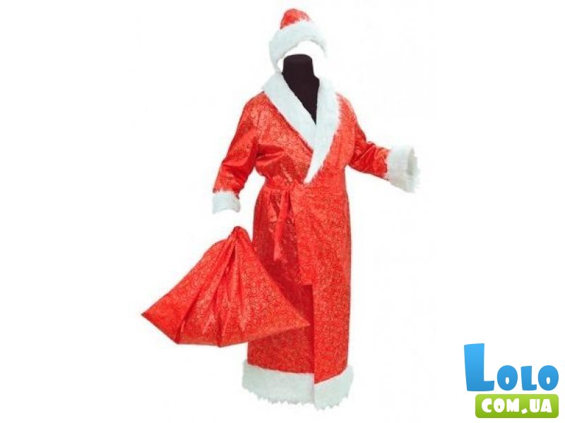 Карнавальный костюм Purpurino "Дед Мороз", красный