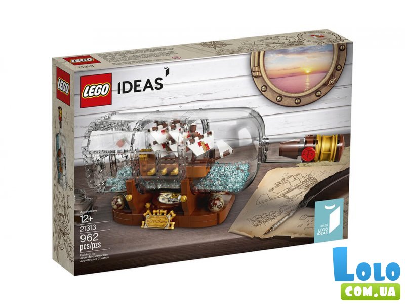 Конструктор Lego "Корабль в бутылке", серия "Ideas", 962 эл.