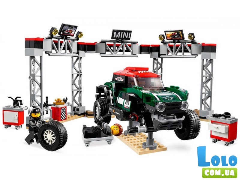 Конструктор Lego "Автомобили 1967 Mini Cooper S Rally та 2018 MINI John Cooper Багги", серия "Speed Champions", 481 эл.