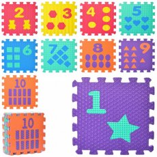 Развивающий коврик "Мозаика", 10 дет. (в ассортименте)