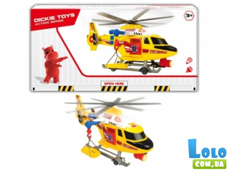 Вертолет с носилками Dickie Toys "Воздушная полиция"
