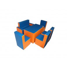 Комплект детской мебели Kidigo "Гостинка" (Диван-1, Стул 4, Стол - 1)
