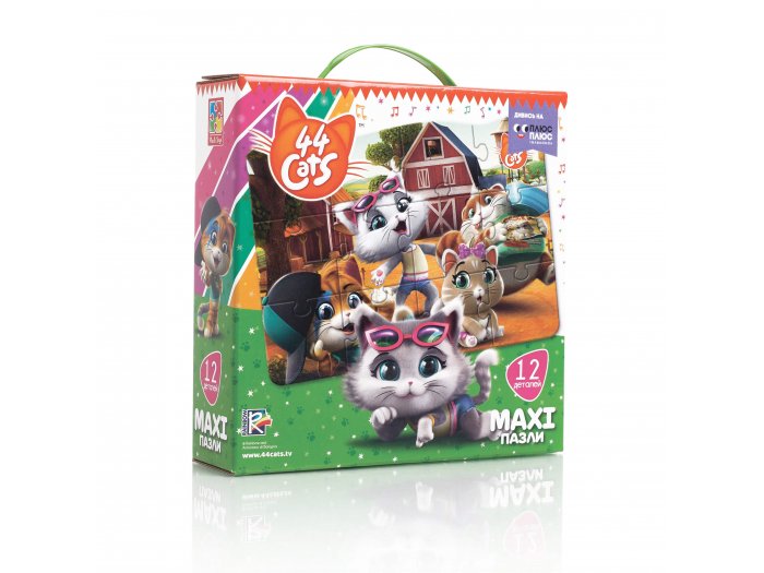 Игра настольная Vladi Toys "Макси пазлы. 44 Котенка"