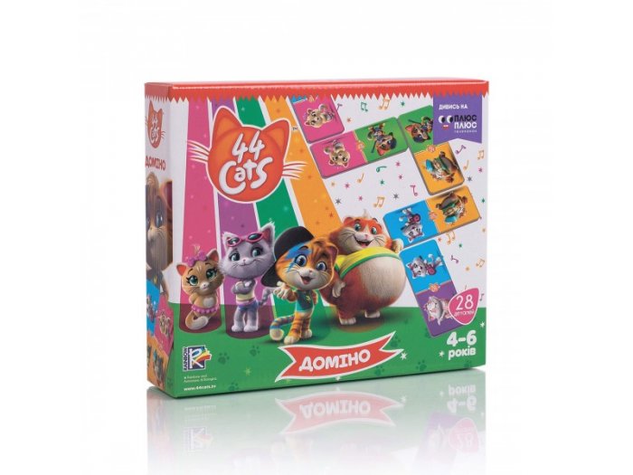 Игра настольная Vladi Toys "44 Cats Домино"