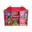 Домик для кукол с мебелью, 128 дет.