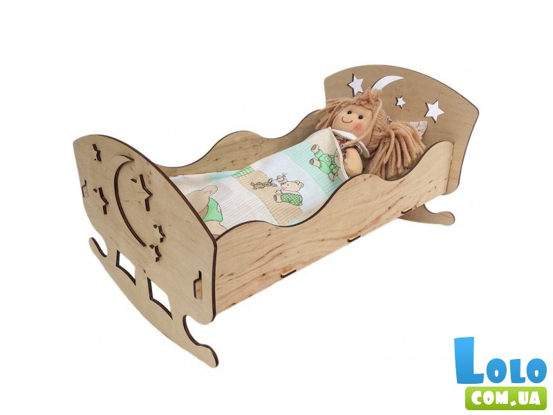 Игрушечная кровать для кукол, ТМ Дерево