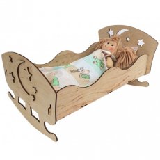 Игрушечная кровать для кукол ТМ Дерево