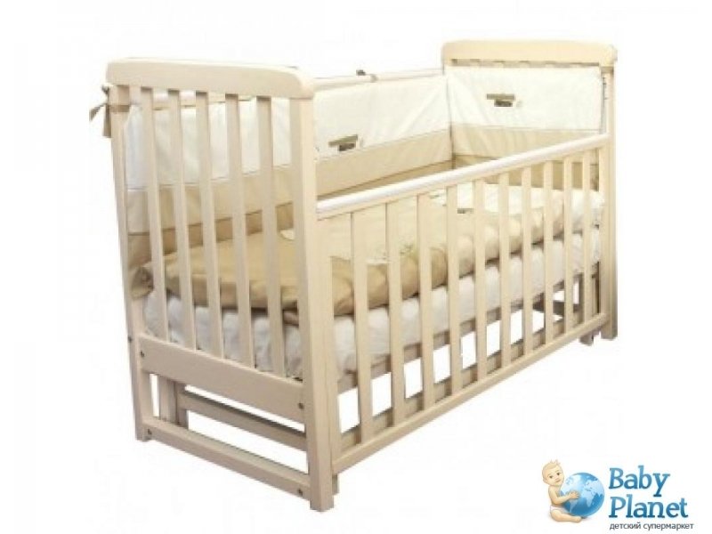 Кроватка-маятник Верес "Соня" ЛД12 (слоновая кость)