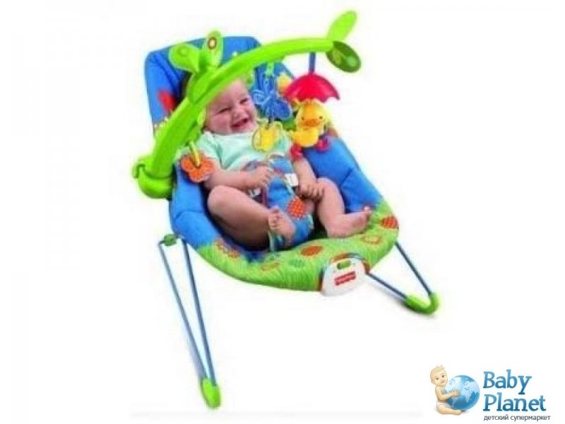 Массажное кресло-качалка Fisher-Price "Мамина забота" (Х3843)