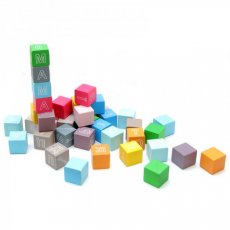 Кубики цветные с буквами "Винни Пух"