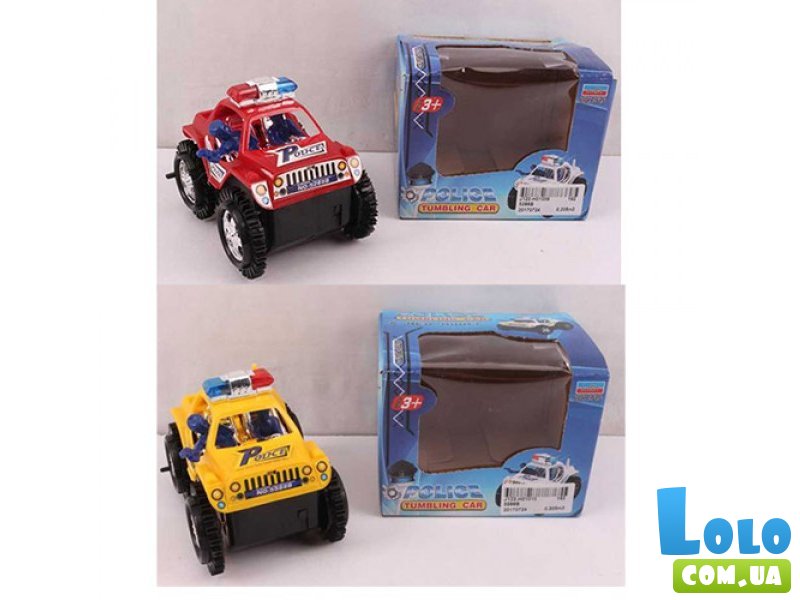 Машинка - перевертыш "Полиция" (в ассортименте)