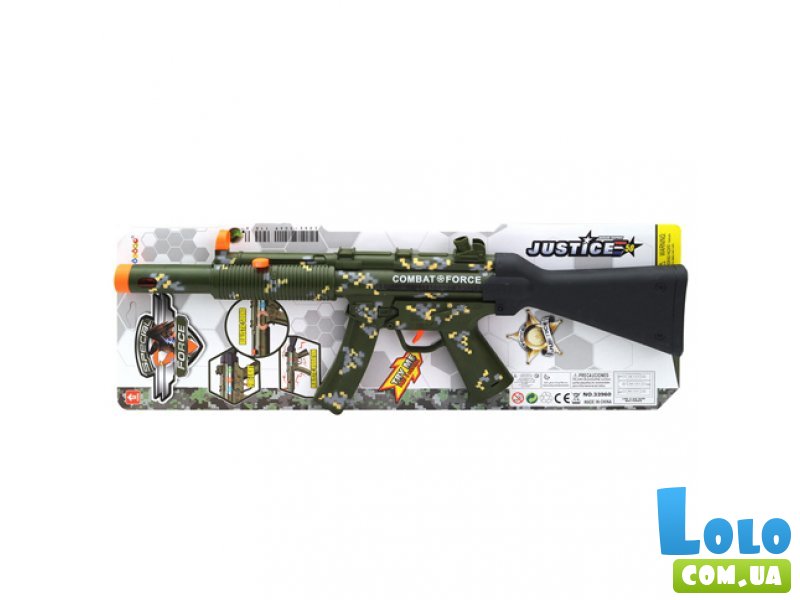 Автомат музыкальный со светом и вибрацией "Combat Force"