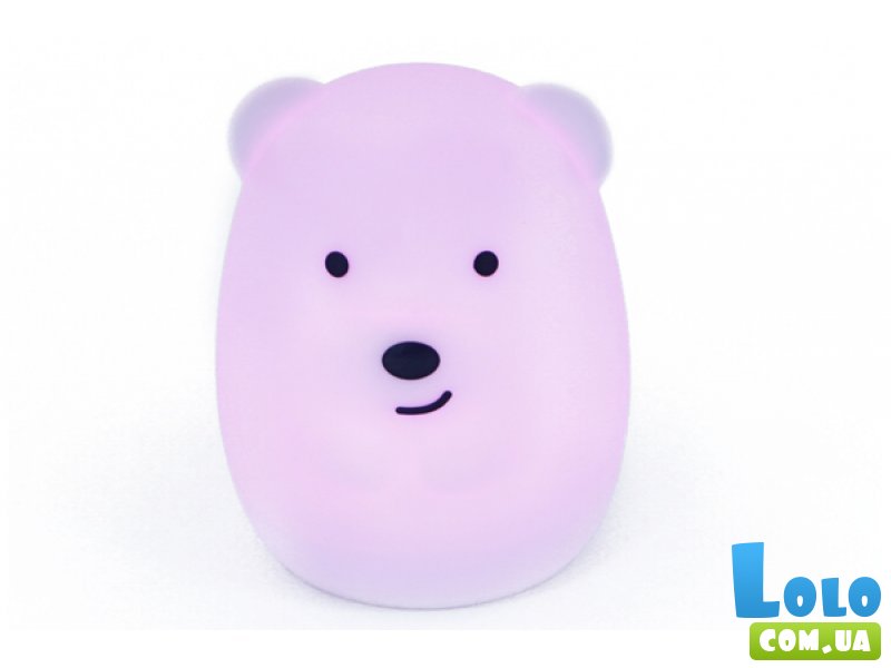 Силиконовый ночник детский Click "Медведь" (в ассортименте)