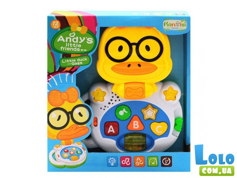 Утенок музыкальный со световыми эффектами