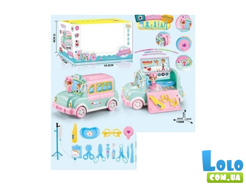 Детский игровой набор "Доктор. Скорая помощь" (автобус)