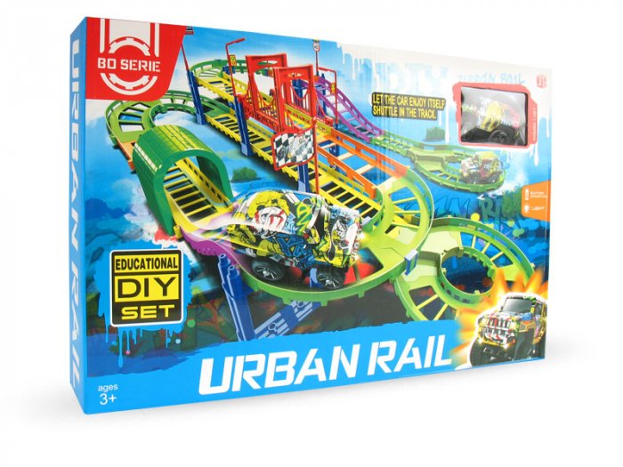 Трек с машинкой Electric Urban Rail (Graffiti)