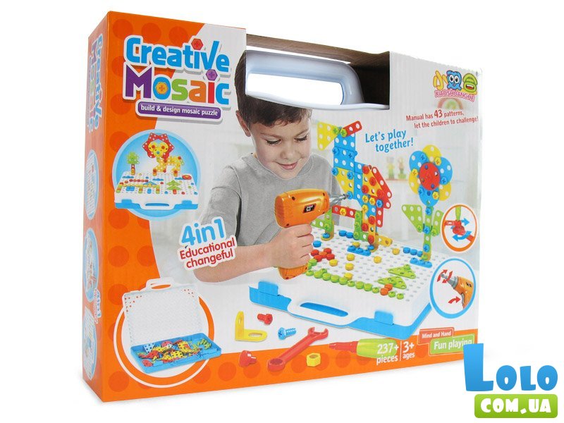 Детский конструктор-мозаика Creative Mosaic, 237 дет