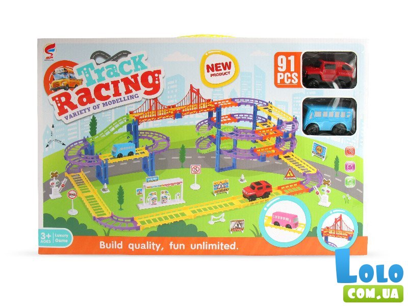 Игровой трек c машинкой "Track Racing"