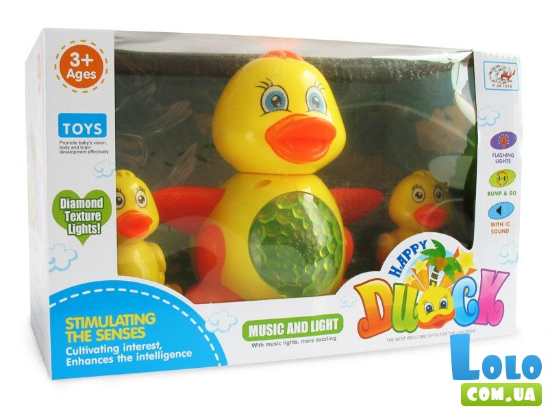 Музыкальная утка с утятами "Happy Duck"