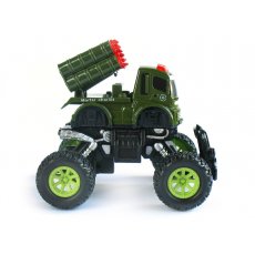 Инерционная машинка "Военный грузовик с ракетой" (в ассортименте)